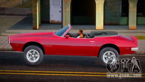 1970 Pontiac Firebird Convertible for GTA San Andreas