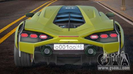 Lamborghini Sian Yellow for GTA San Andreas