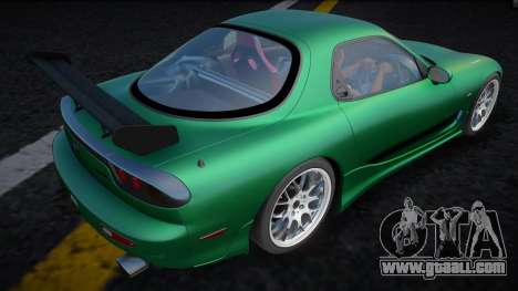 Mazda RX-7 Green for GTA San Andreas