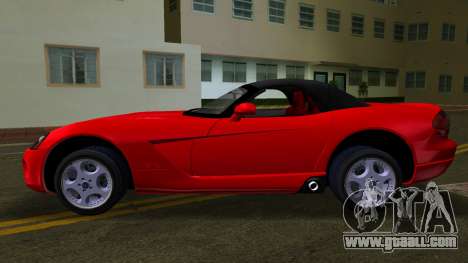 Dodge Viper SRT-10 Roadster TT Black Revel for GTA Vice City
