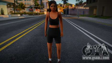Black Outfit Girl for GTA San Andreas