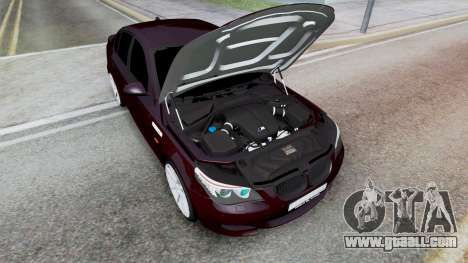 BMW M5 (E60) Blackcurrant for GTA San Andreas