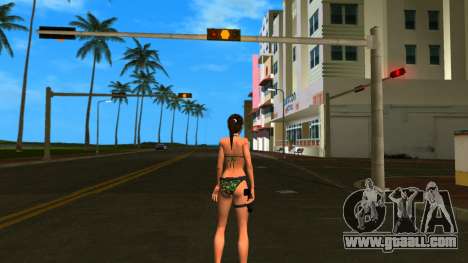 Lara Croft Camo Bikini for GTA Vice City