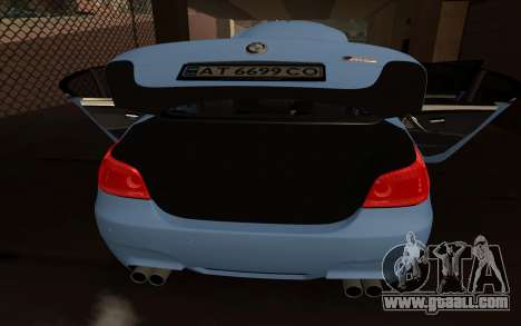 BMW M5 E60 Double Exhaust for GTA San Andreas