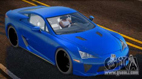 Lexus LFA Blue for GTA San Andreas