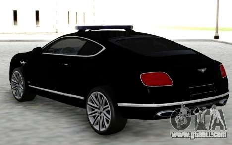 Bentley Continental Police for GTA San Andreas