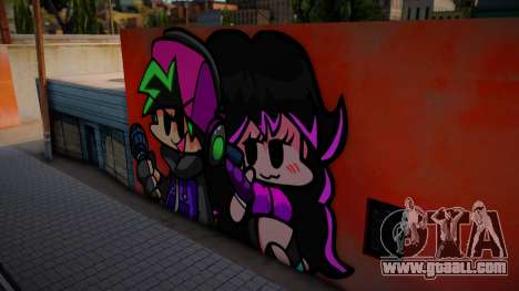 Mural Neo Boyfriend And Neo Girlfriend for GTA San Andreas