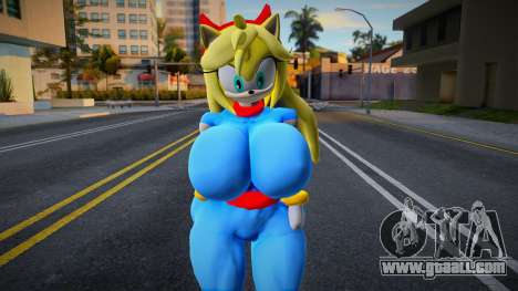 Star The Hedgehog Thicc for GTA San Andreas