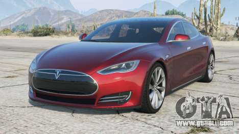 Tesla Model S Claret