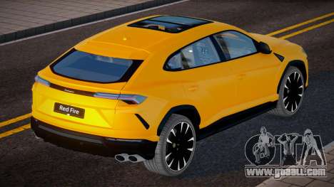 Lamborghini Urus Yellow for GTA San Andreas