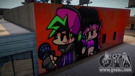 Mural Neo Boyfriend And Neo Girlfriend for GTA San Andreas