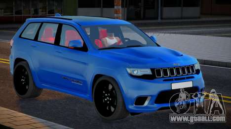 Jeep Grand Cherokee Blue for GTA San Andreas