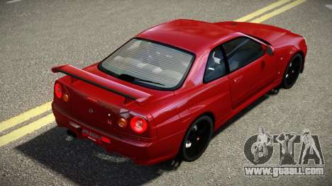 Nissan Skyline R34 SR V1.1 for GTA 4