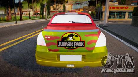 Jurassic Park Suzuki Swift Dzire for GTA San Andreas