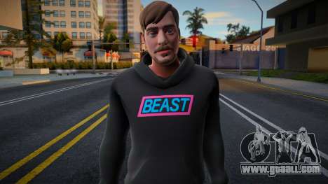 Mr Beast Skin for GTA San Andreas