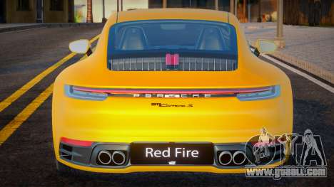 Porsche 911 Carrera S Yellow for GTA San Andreas