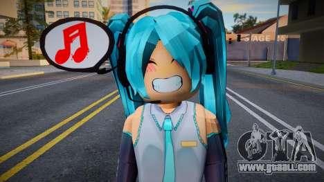 Roblox Hatsune Miku for GTA San Andreas