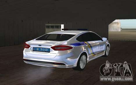 Ford Fusion Ukraine Police for GTA San Andreas