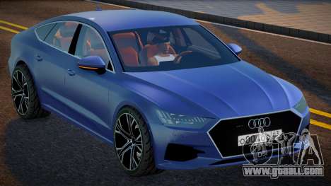 Audi A7 2018 Evil for GTA San Andreas