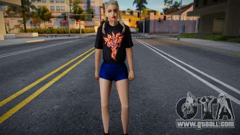 Girl Jeans Short for GTA San Andreas