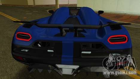Koenigsegg Agera R Black Revel for GTA Vice City