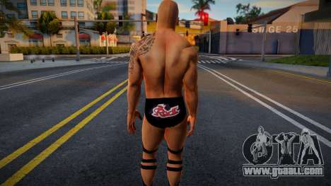 The Rock with beard for GTA San Andreas