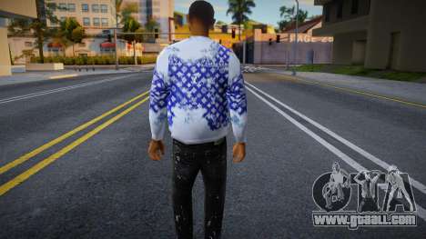 Skin white outfit man for GTA San Andreas