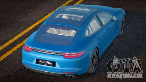 Porsche Panamera Turbo S Blue for GTA San Andreas