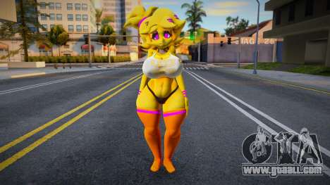Chica The Chicken FNAF Normal Face for GTA San Andreas