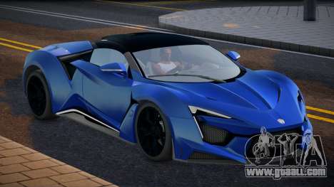 Lykan HyperSport Blue for GTA San Andreas