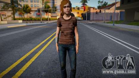 Skin de Ellie del Prologo de The Last of Us 2 for GTA San Andreas