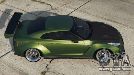 Nissan GT-R Wide Body (R35) Green Pea