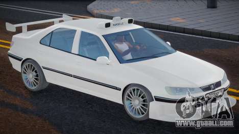 Peugeot 406 Taxi R Plate for GTA San Andreas