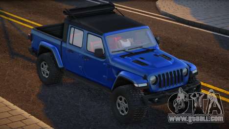 Jeep Gladiator Rubicon 2021 Blue for GTA San Andreas