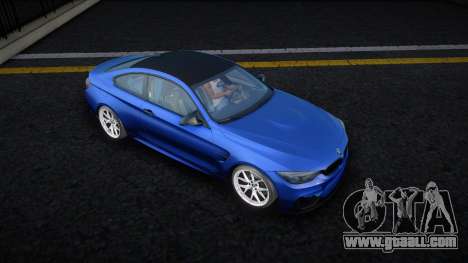 BMW M4 Blue for GTA San Andreas
