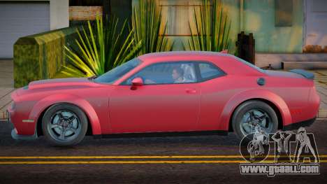 Dodge Challenger SRT Demon Jobo for GTA San Andreas