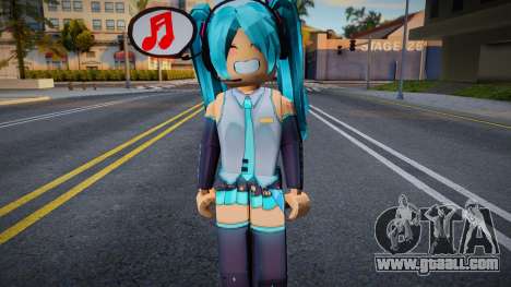 Roblox Hatsune Miku for GTA San Andreas