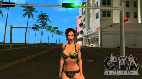 Lara Croft Camo Bikini for GTA Vice City