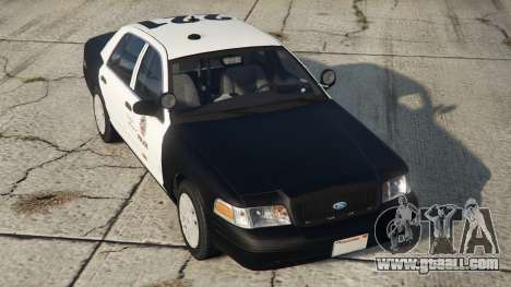 Ford Crown Victoria LAPD Raisin Black