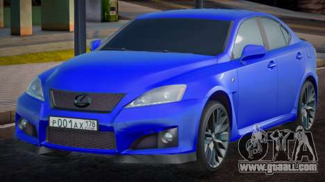 Lexus IS F Blue for GTA San Andreas