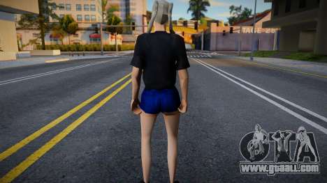 Girl Jeans Short for GTA San Andreas