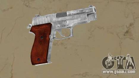 P220 Nickel with wood grips for GTA Vice City