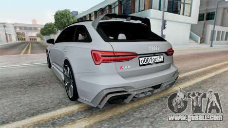 Audi RS 6 Avant (C8) French Gray for GTA San Andreas