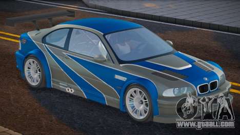 BMW M3 GTR E46 NFS MW for GTA San Andreas