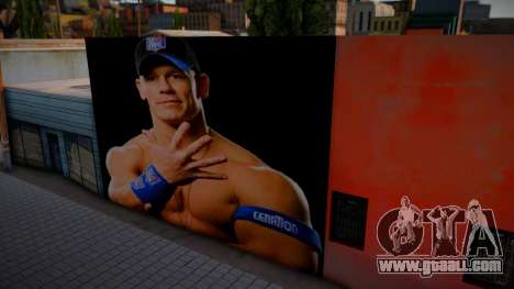 JOHN CENA WALL POSTER for GTA San Andreas