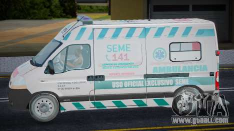 Renault Master Seme Ambulancia Paraguay V2 for GTA San Andreas