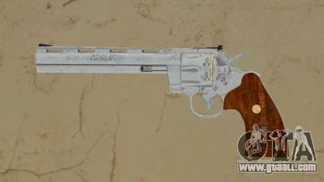 Colt Python 8 inch wood grips for GTA Vice City