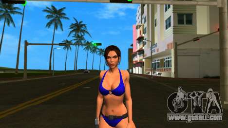 Lara Croft Blue Bikini for GTA Vice City