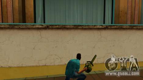 Gold Chainsaw for GTA Vice City