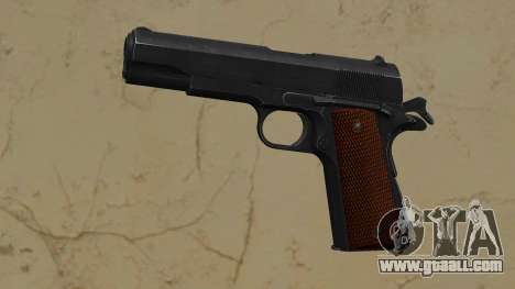 1911 black with wood grips for GTA Vice City